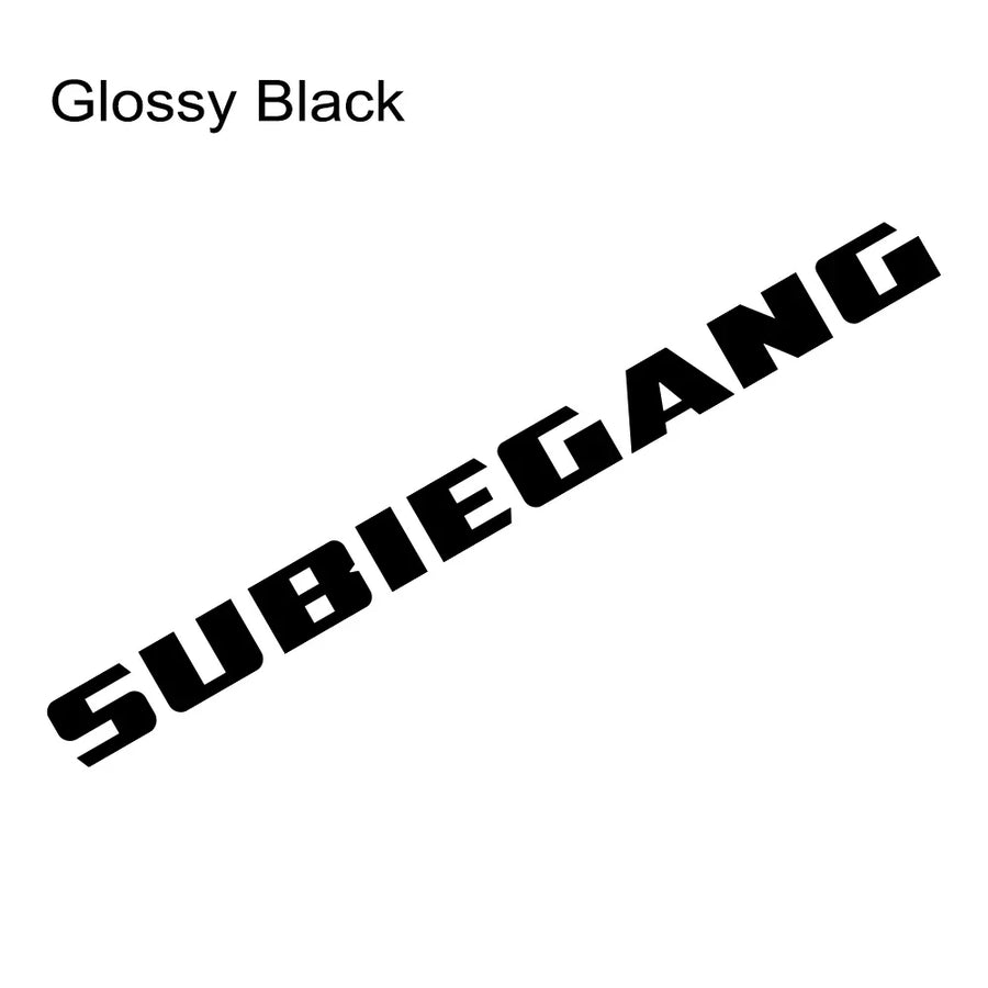 SUBIE GANG Windshield Vinyl Decal for Subaru – 100 × 7.8 cm