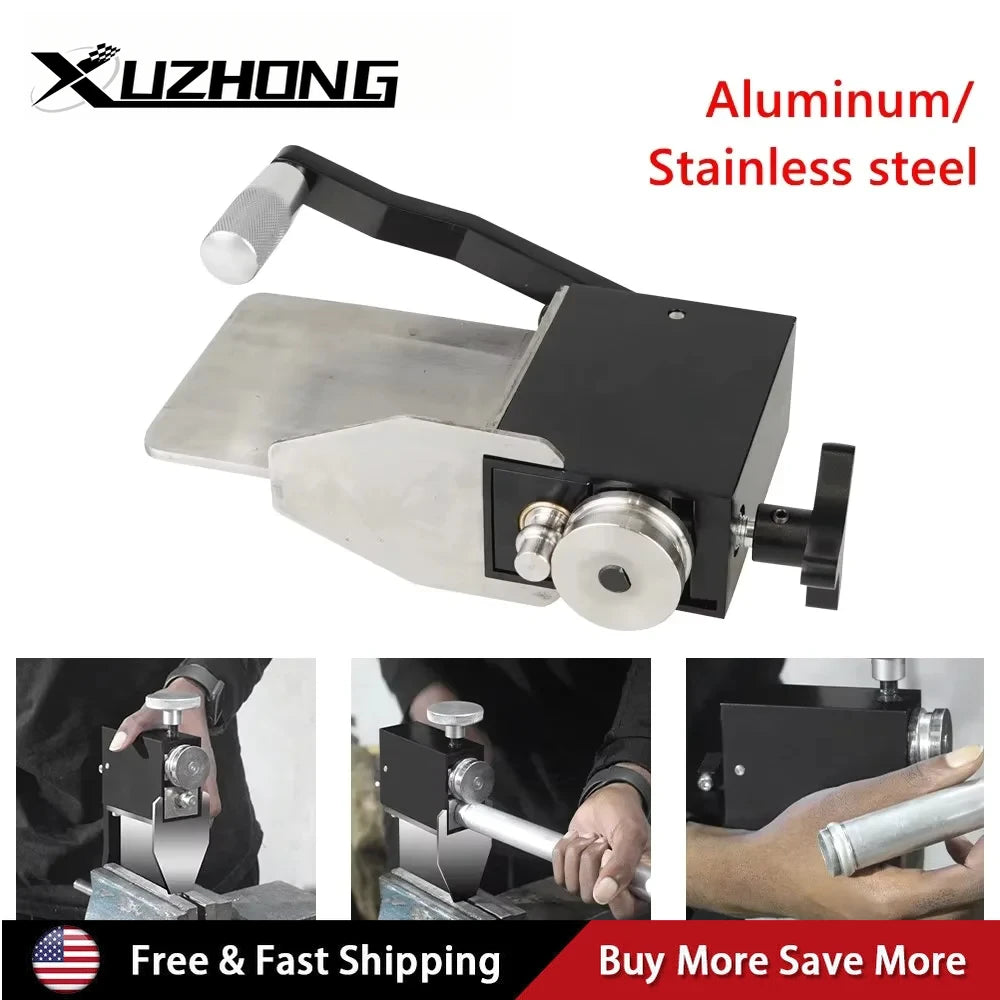 Pipe Tubing Beader Tool Manual Bead Roller Intake and Intercooler Piping Crimping Tool Tube for 5/8" or