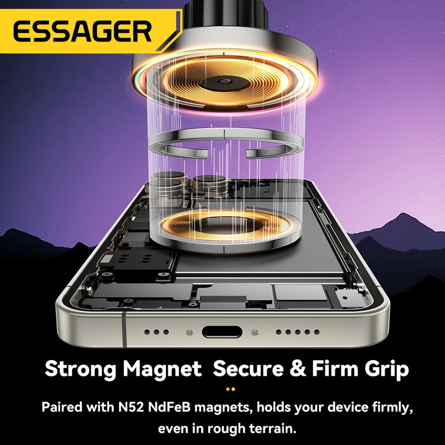 Essager 15W Wireless Charging Magnetic Car Phone Mount