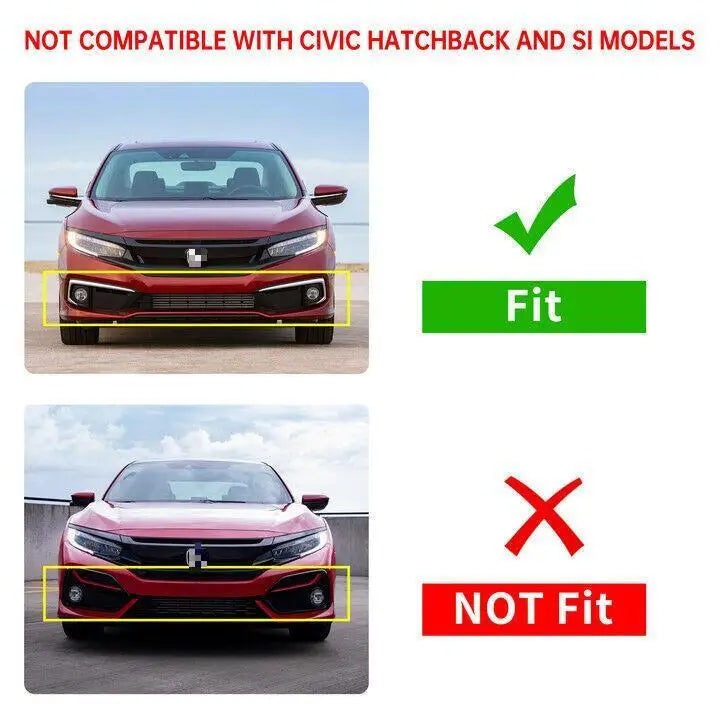 Type R-Style Front Grille for Honda Civic 2019-2021