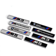 M Side Fender Emblem Stickers for BMW M3/M5/3 Series/5 Series, Side Wing Badge Decor Modification Decals