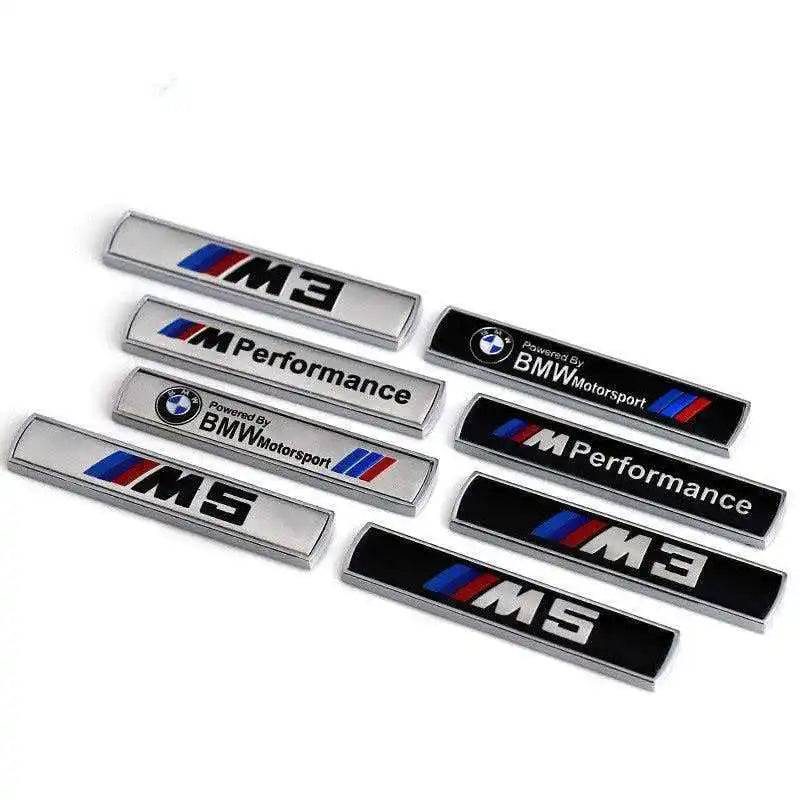 M Side Fender Emblem Stickers for BMW M3/M5/3 Series/5 Series, Side Wing Badge Decor Modification Decals