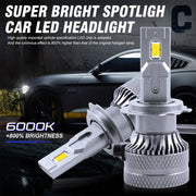 2-Piece H1/H4/H7/H11/9005/9006 LED Headlight Bulb – 6000K, CANBUS
