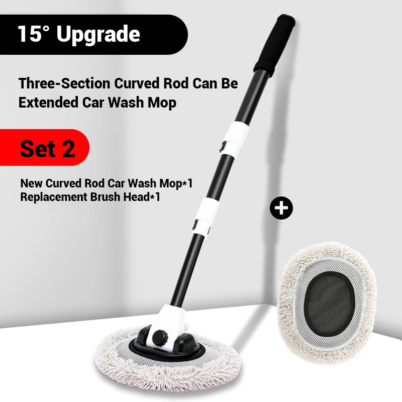 Telescoping Chenille Car Wash Brush Mop