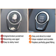 2-Piece Engine Ignition Start Stop Button OFF Switch Cover Trim for BMW 1 5 6 7 X3 X4 Series F52 G30 G31