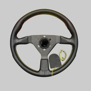 350mm Monte Carlo Style Leather Sport Steering Wheel