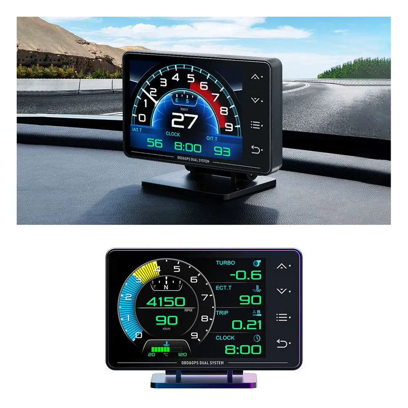 GPS/OBD2 Car Head-Up Display and Digital Performance Gauge
