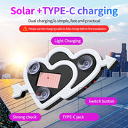 Solar-Powered RGB Car Window Ambient Light