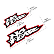 No Fear Graphic Automotive Decal & Wrap Film