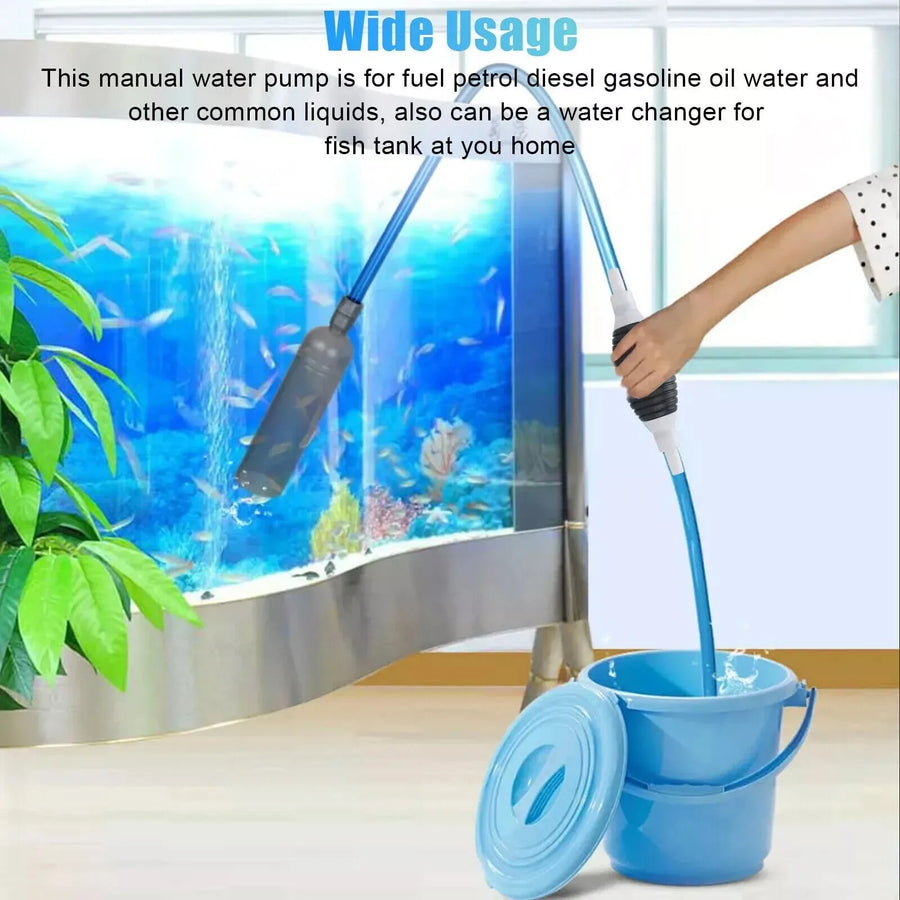 Portable Manual Fuel Transfer Siphon Pump