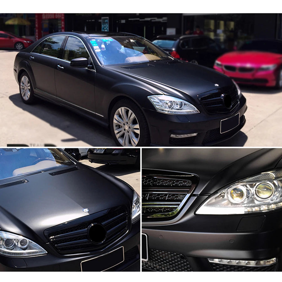 Matte PVC Vehicle Wrap Film – 100 cm Length, Multiple Widths