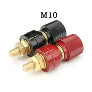 M5-M10 Battery Binding Post Terminal Set - Red and Black