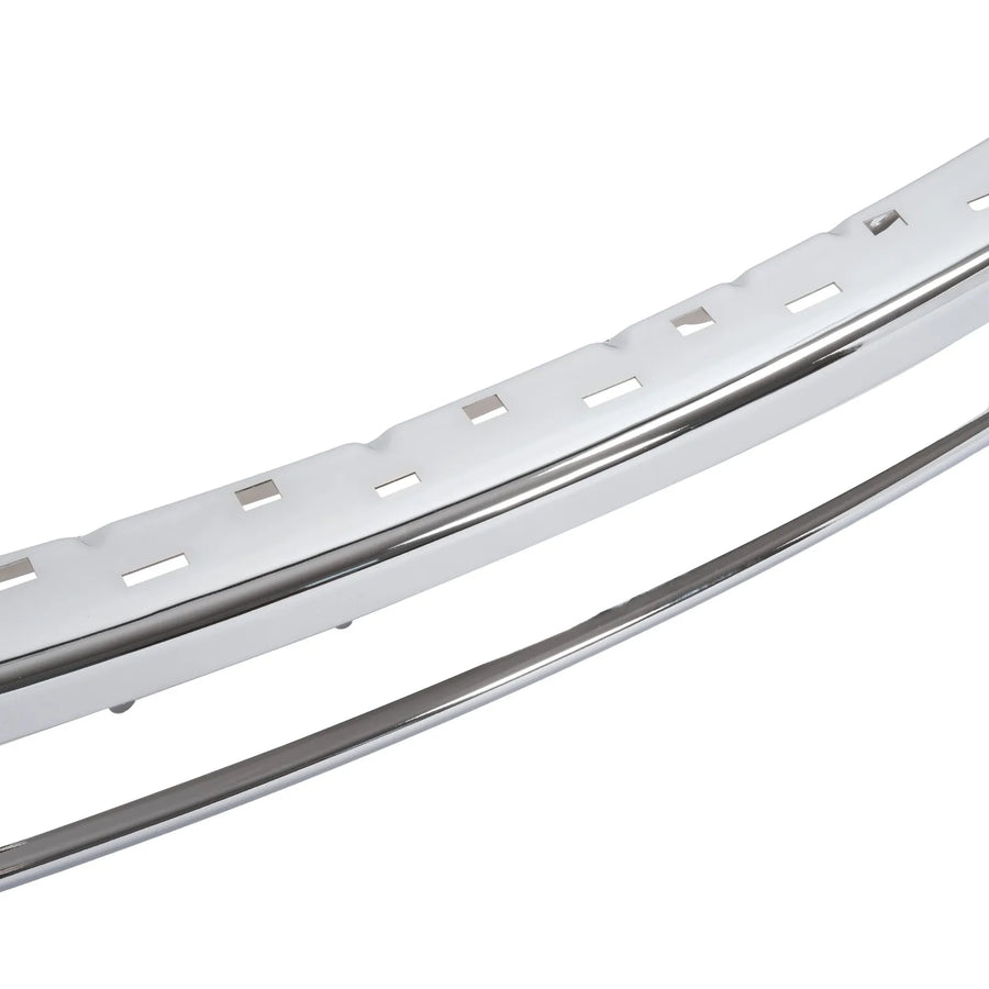 Chrome Front Bumper with Fog-Light Openings for Ford F-250/F-350 2011–2016