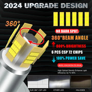 2-Piece H1/H3/H7/H11/9005/9006 LED Headlight Bulb – CANBUS