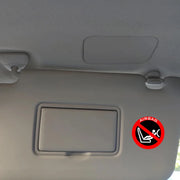 Airbag Warning Waterproof Vinyl Car Decal
