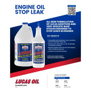 Lucas Oil 10278 Engine Oil Stop Leak, 32 oz Case of 6