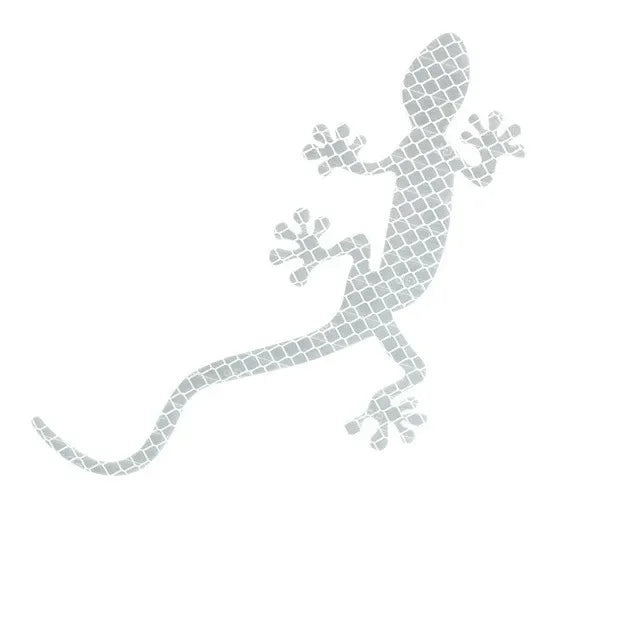 Reflective Gecko Vehicle Decal – Single, Pair or 5-Pack