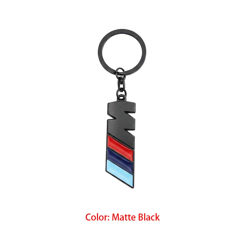 Metal and Leather Automotive Keychain – Multiple Designs