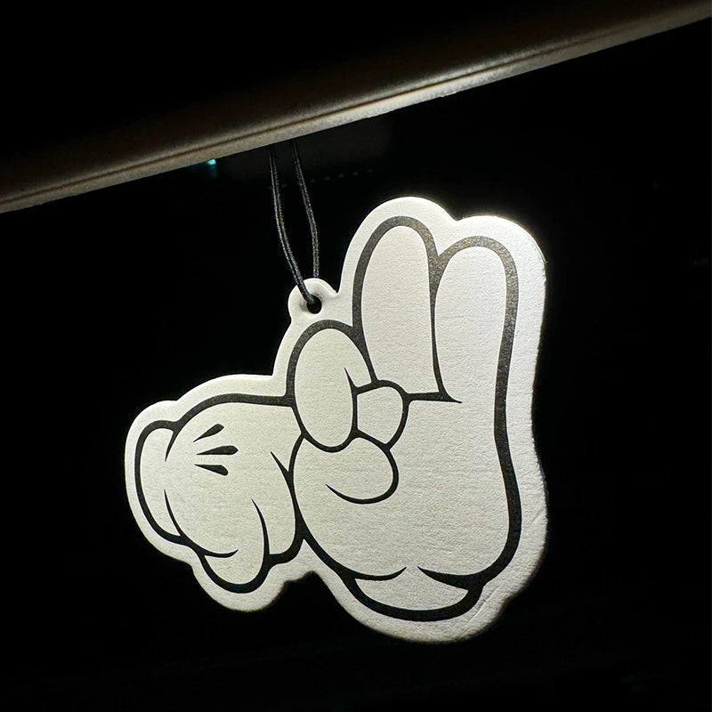 Funny and Interesting Gesture Design Intercontinental Hotel (Hotel Scent) Hanging Car Air Freshener
