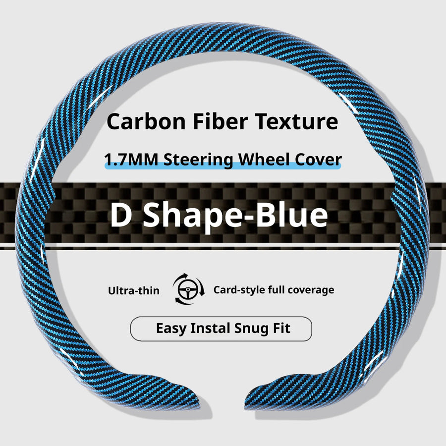 Carbon-Fiber-Texture Steering Wheel Cover for LEXUS