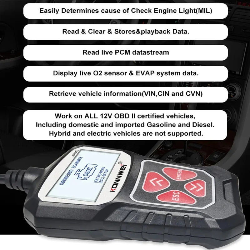 KONNWEI KW310 OBD-II Code Reader