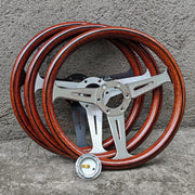 Universal 358mm Wood Sport Steering Wheel