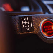 Manual Transmission Shift Pattern Decal