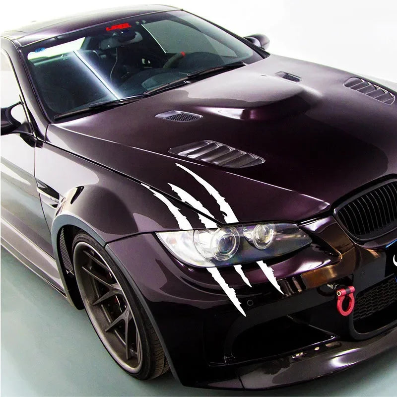 40 x 12cm Ghost Claw Scratch Car Decal