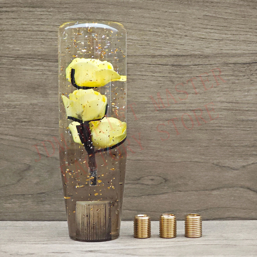 15cm Acrylic Flower Manual Gear Shift Knob