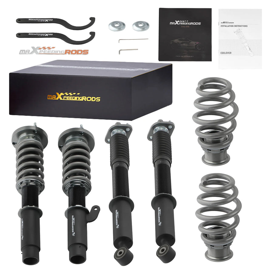 Coilovers Damper Kit for BMW E46 3 Series 320i 325i 330i Rwd Racing Coilover Suspension Lowering Kit 24 Ways