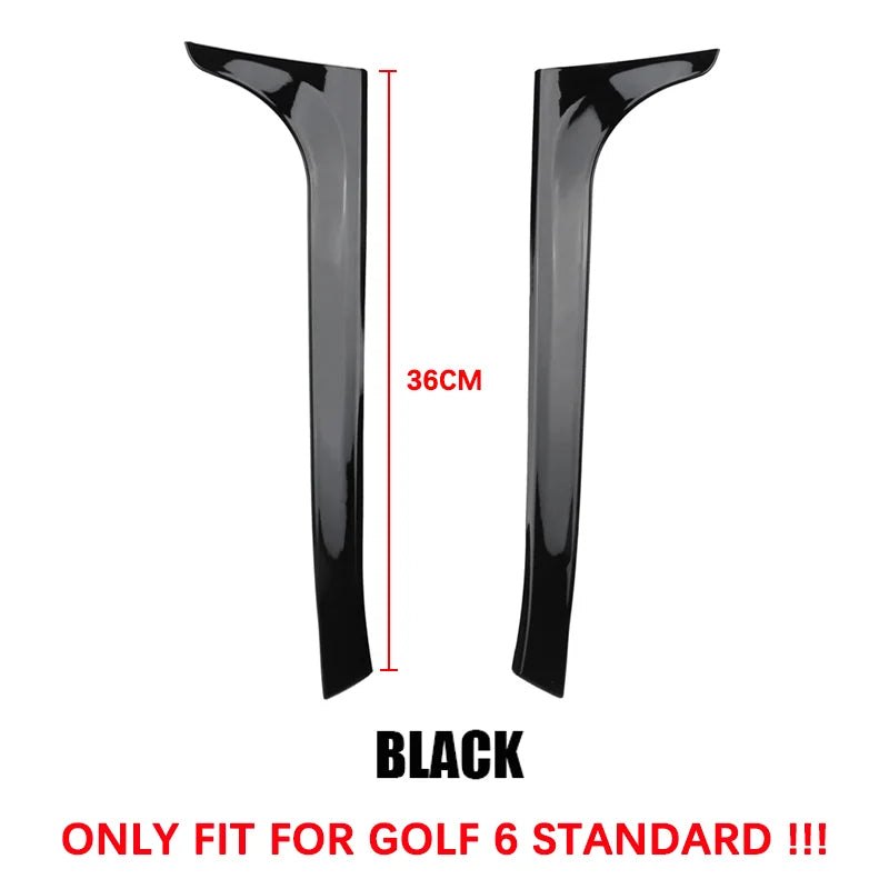Rear Window Spoiler Canards for Volkswagen Golf MK6 2008-2012