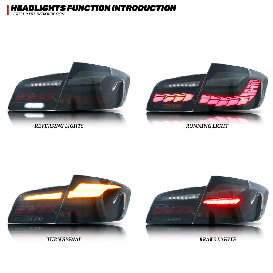 BMW F10 5 Series/M5 GTS-Style LED Tail Light Pair – 2011–2016