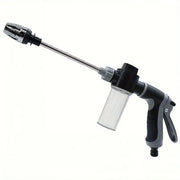 High-Pressure Car Wash Water Gun With Foam Bottle and Hose Nozzle