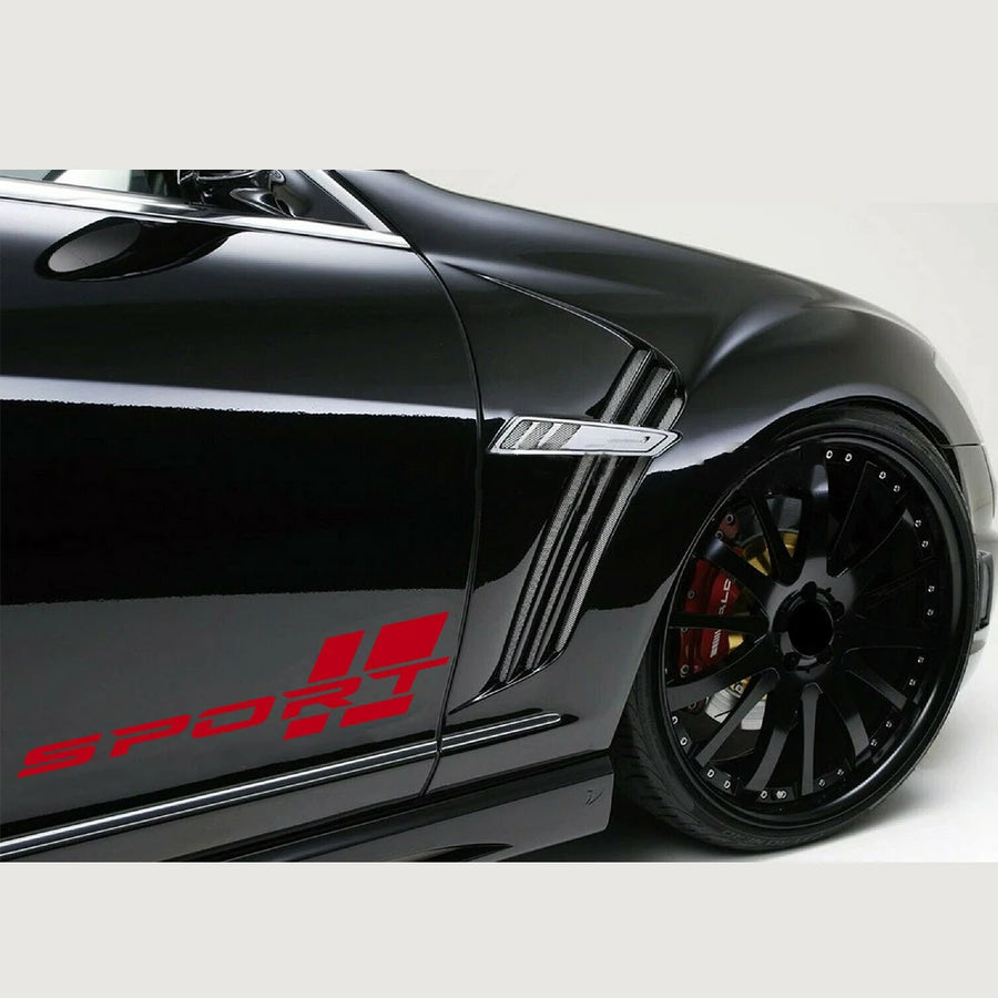 Reflective Racing Door-Side Stripe Decal