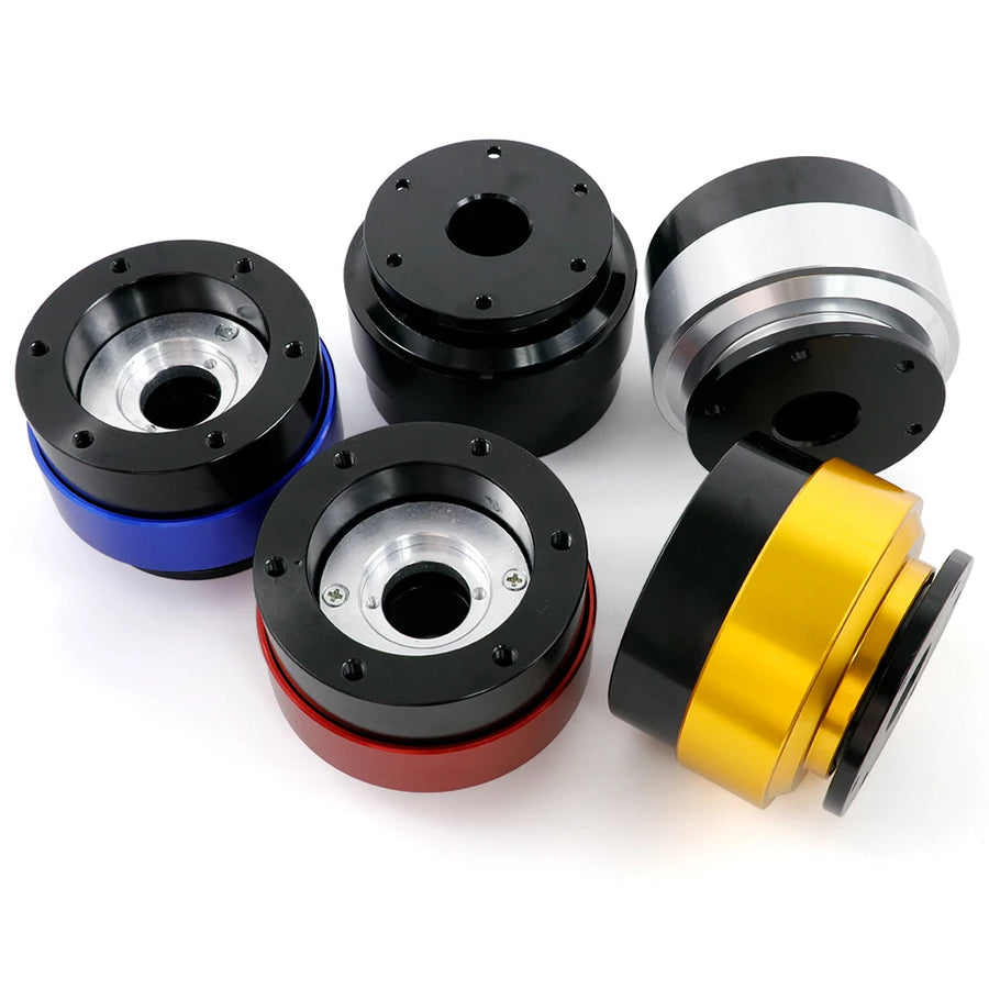 Quick-Release Steering Wheel Hub Adapter for Simagic and Moza Racing Simulators