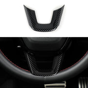 Carbon-Fiber-style Center Console and Gear Shift Panel Trim for Honda Civic 2022-2026