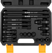 18-Piece Impact Socket Extension Bar, Adapter and Universal Joint Set
