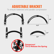 2-Piece Heavy-Duty Coil Spring Compressor Set – 2,646 lb