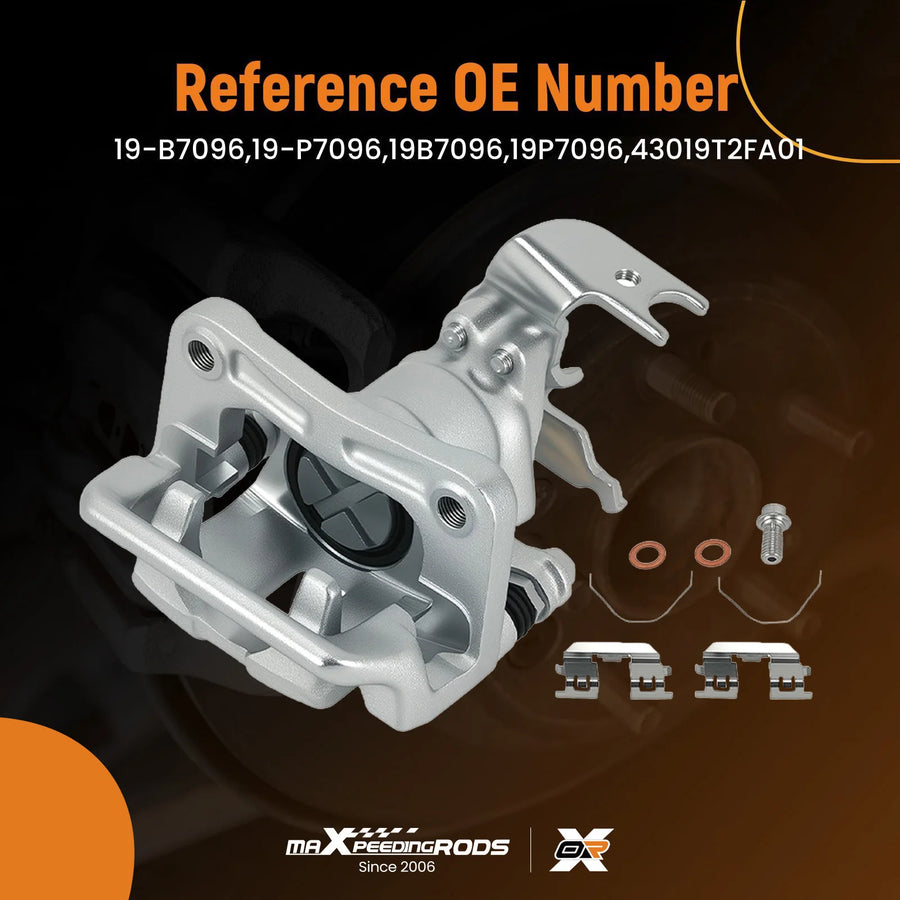 Rear Right Brake Caliper with Bracket for Honda Accord 2013-2017
