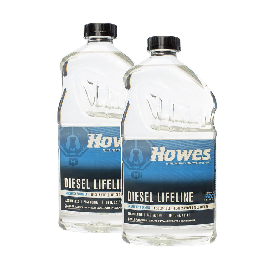 Howes Diesel Lifeline 64-Ounce Emergency Formula, De-Gels Fuel, and De-ICES Frozen Fuel Filters Casepack