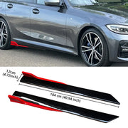 4-Piece 41-Inch Side Skirt Extension Kit for BMW