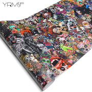 Halloween Retro Graffiti Decorative Vinyl Wrap