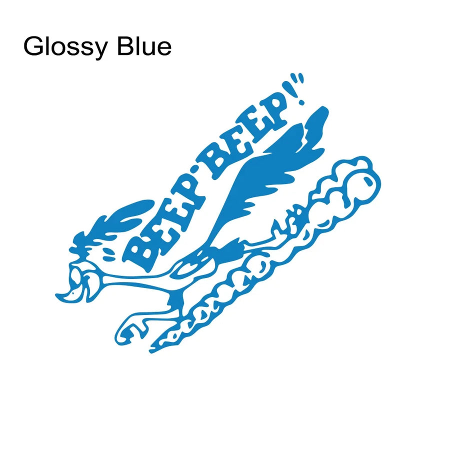 Road Runner Cartoon Vinyl Decal – Two Sizes