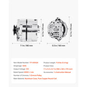 Alternator for Chevrolet Silverado 1500 HD, Saab 9-7X & Isuzu Ascender 2001-2006
