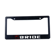 Black California-Style License Plate Frame