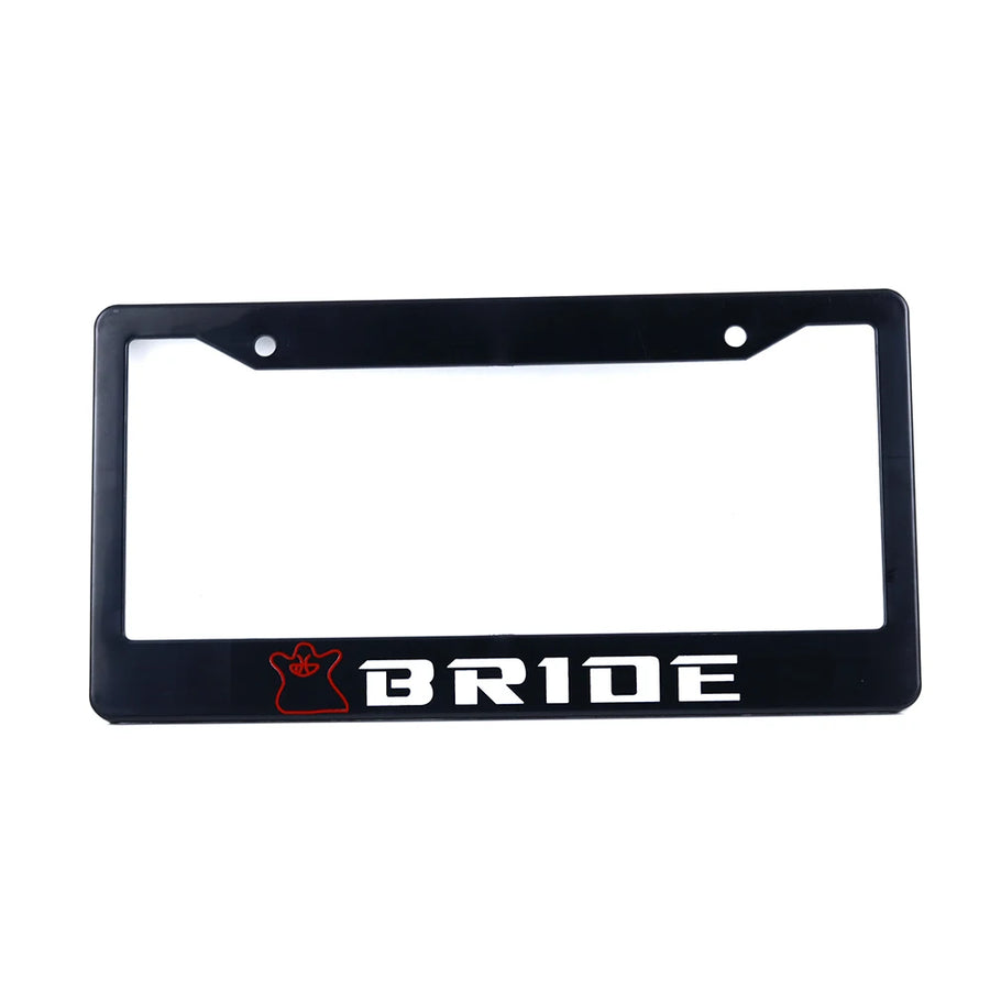 Black California-Style License Plate Frame
