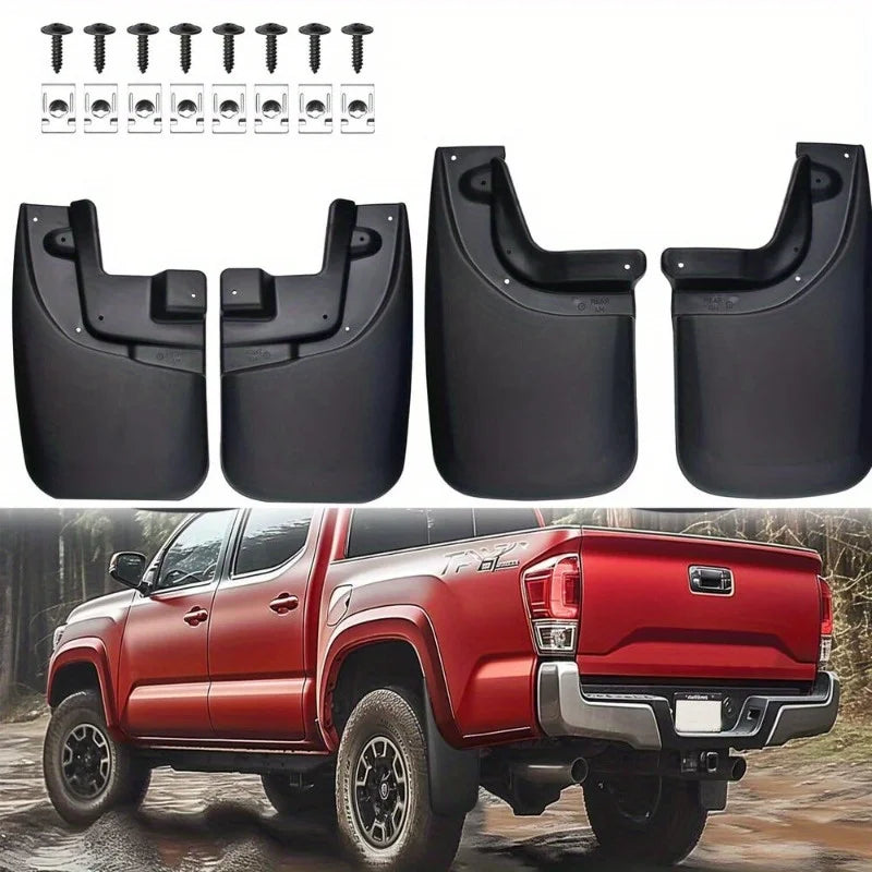 Mud Flap & Splash Guard Set for 2005–2015 Toyota Tacoma