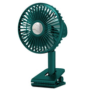 Rechargeable 2000mAh USB Car Cooling Fan with RGB Ambient Light