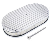 15 x 2-Inch Oval Aluminum Air Cleaner with Washable Filter