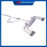 Valved Cat-Back Exhaust System for Audi Q3, Volkswagen Tiguan/Tayron & Kodiaq AWD